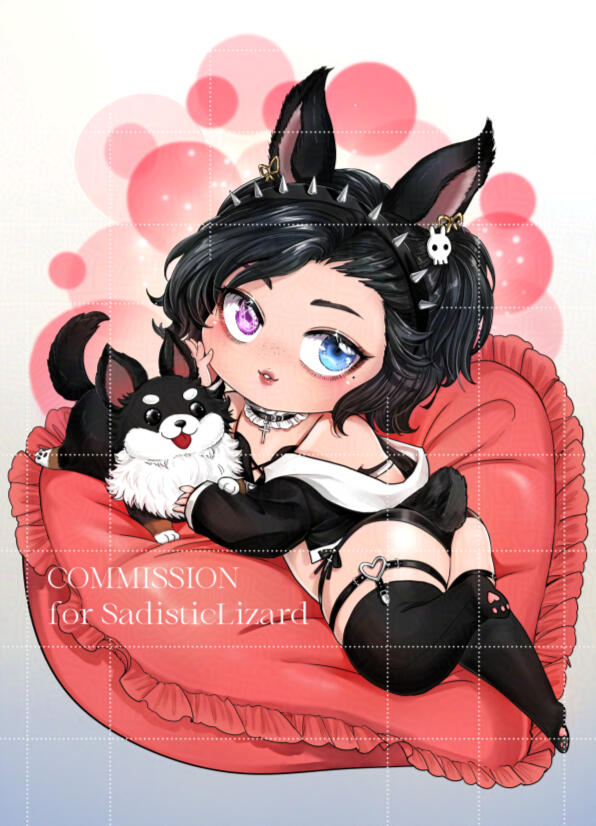 Chibi with prop